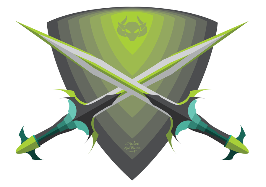 900x631 Sword And Shield By Carlosantunes