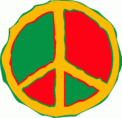490x473 Peace Symbol Clipart