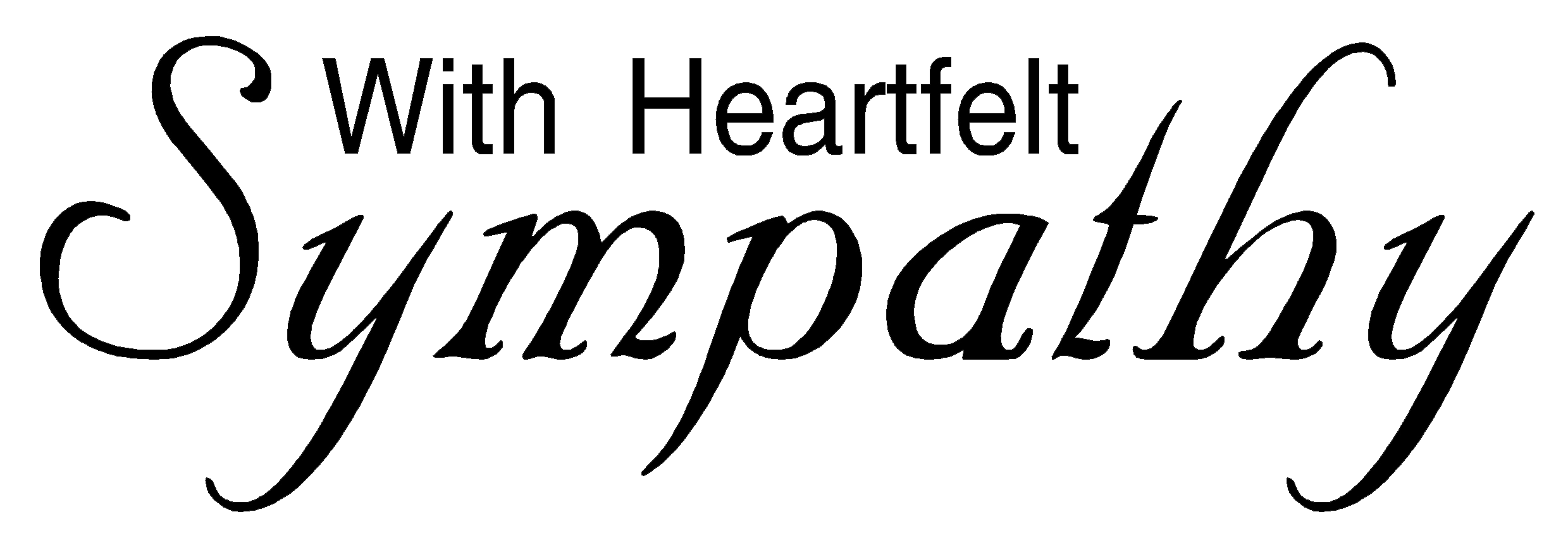 2479x851 Sympathy Clipart