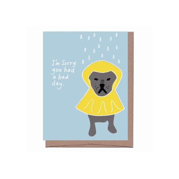 600x600 Card Sympathy I'M Sorry You Had A Bad Day Barx + Blooms