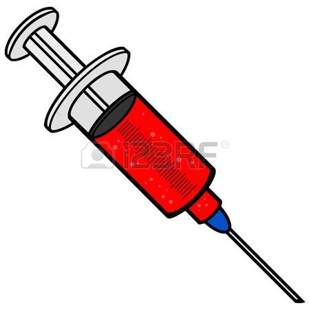 450x450 Syringe Clipart Red