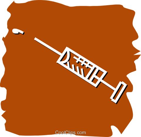 480x465 Hypodermic Needles Syringes Royalty Free Vector Clip Art