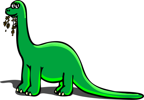 500x348 Dinosaurs T Rex Smile Clipart