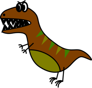 299x288 Dino Very Simple Bd Style T Rex Clip Art