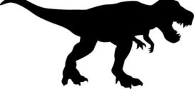 272x125 Cartoon T Rex Dinosaur Free Clipart Design Download On T Rex