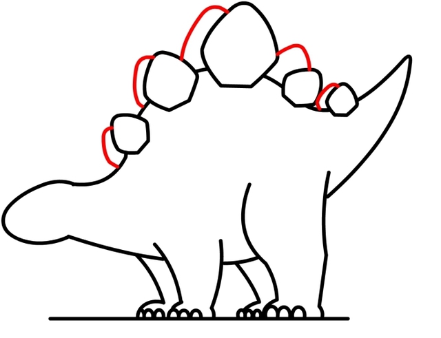 640x491 Gallery For Gt T Rex Clipart Outline