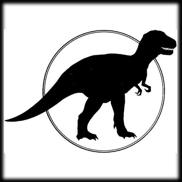 600x600 T Rex Clipart Outline Clipart Panda