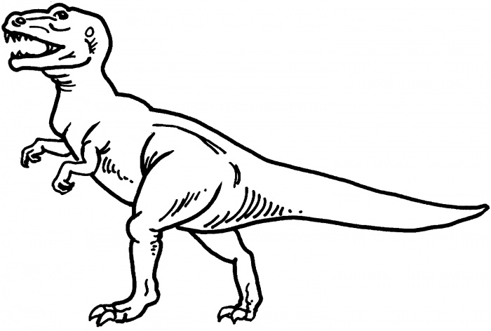 T Rex Outline | Free download on ClipArtMag