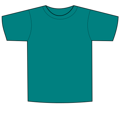 393x379 Free Green T Shirt Clip Art