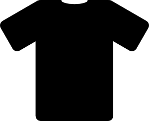 300x243 Black T Shirt Clip Art Free Vector 4vector