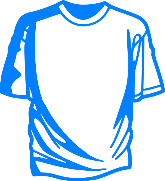 546x596 Light Blue T Shirt Clip Art