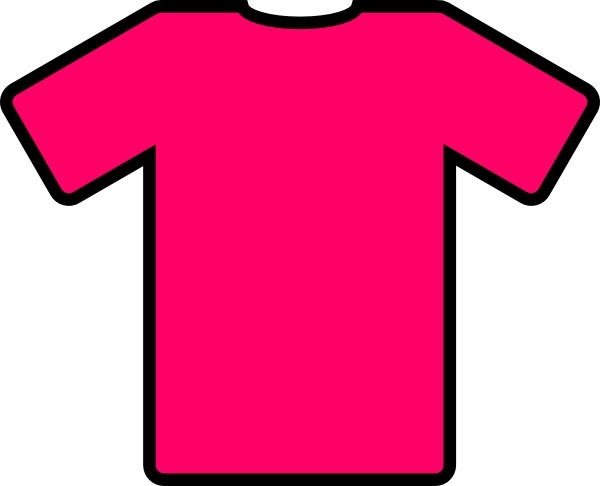 600x486 Pink T Shirt Clip Art Free Vector In Open Office Drawing Svg