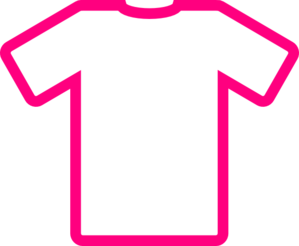 299x246 Pink T Shirt Thick Clip Art