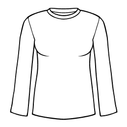 259x259 Long Sleeve T Shirt Clipart