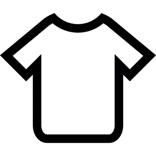 626x626 T Shirt Outline Icons Free Download