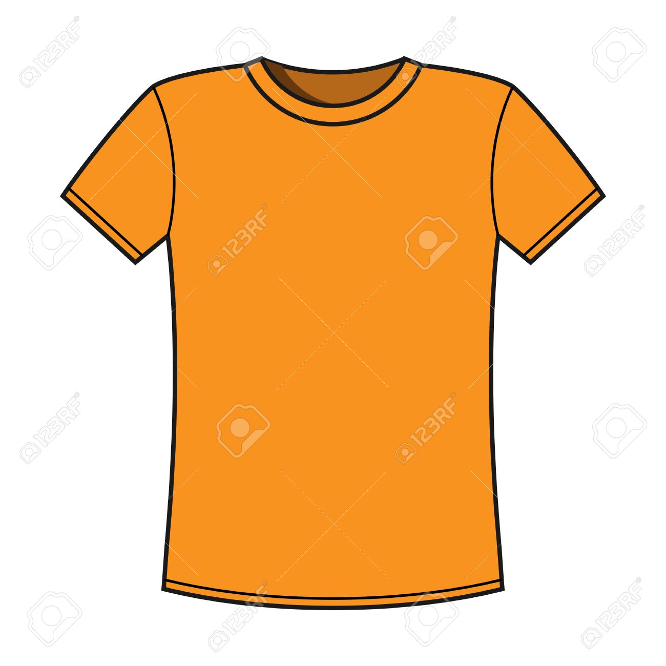 1300x1300 T Shirt Template Clipart