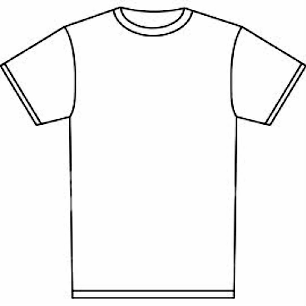 T Shirt Outline Template Free Download On ClipArtMag