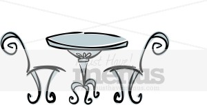300x152 Table And Chairs Clipart Clipart Panda