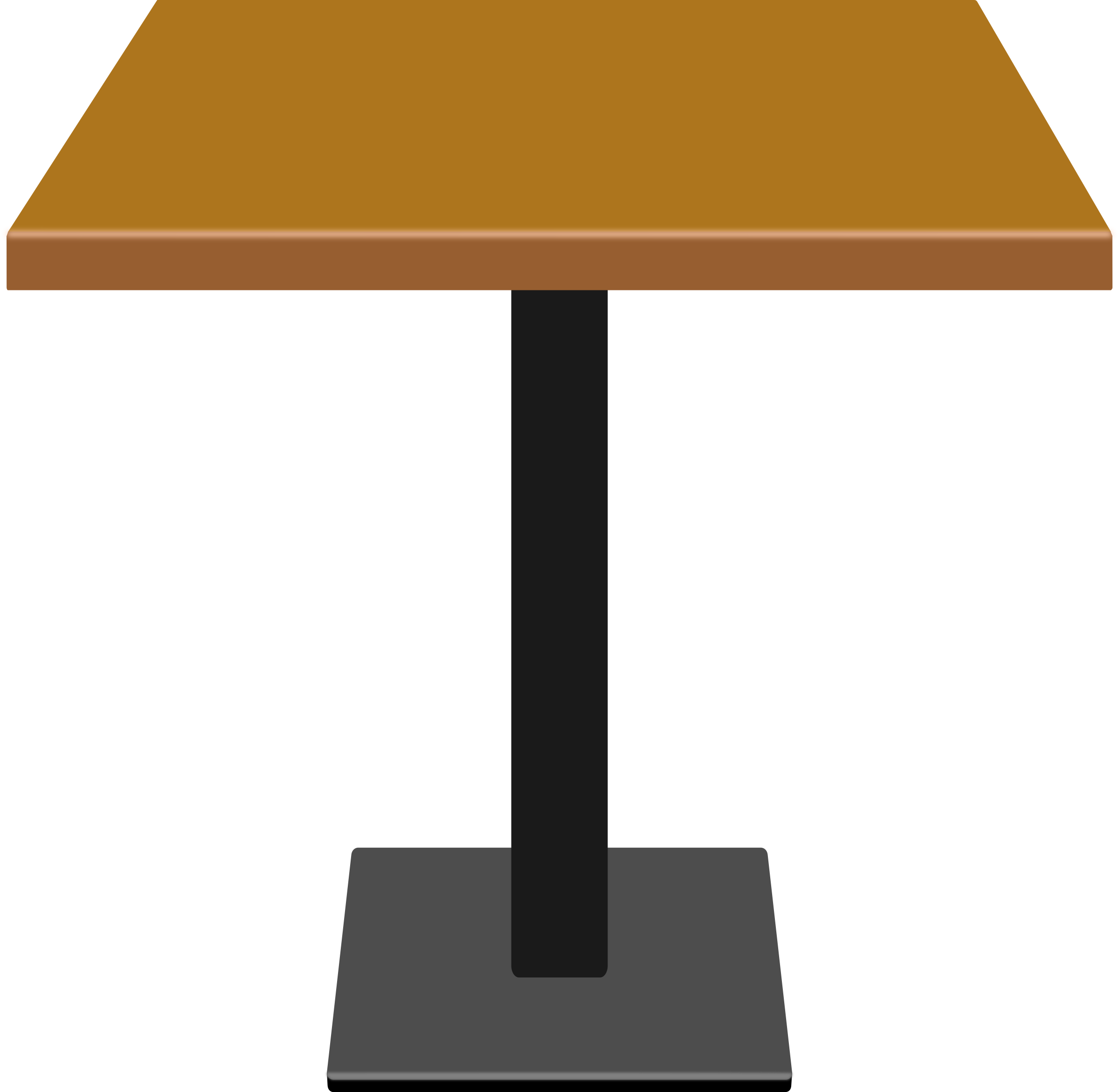 2400x2343 Clipart Wood Table