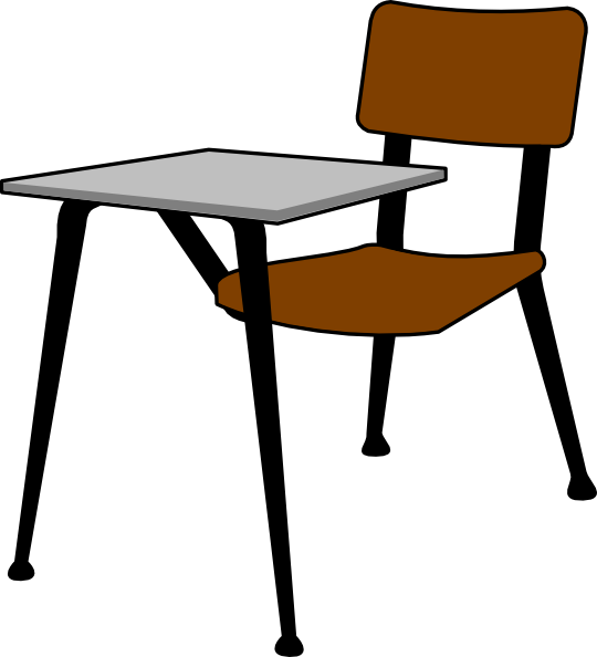 540x594 Table Clipart Student Desk
