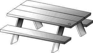 300x171 Picnic Table Clip Art Free Clipart Images