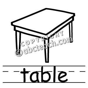 300x300 Table Clipart Black And White Clipart Panda