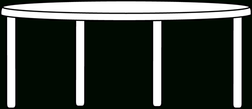 500x217 Table Clipart Black And White Letters Example