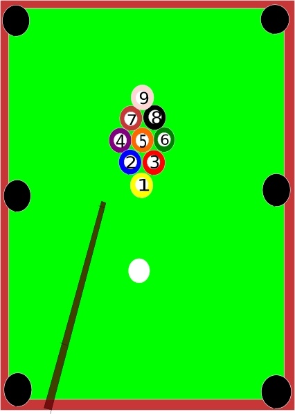 426x597 Pool Table Clip Art Free Vector In Open Office Drawing Svg ( Svg
