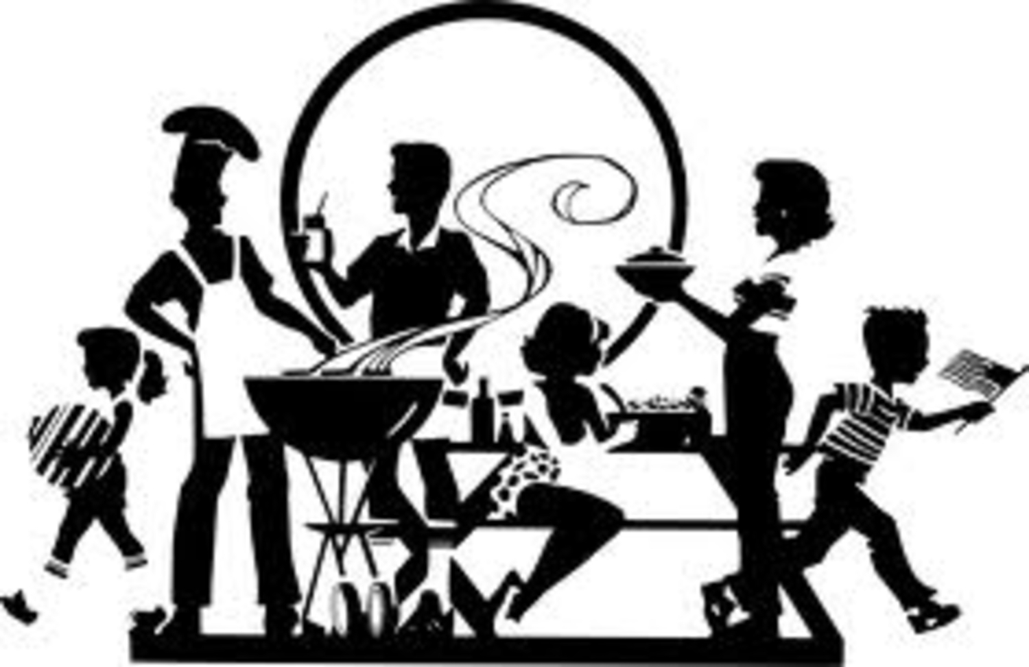 1500x973 Dinner Party Table Setting Clip Art