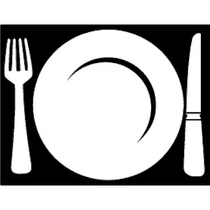 300x300 Place Setting Clipart