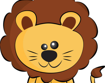 340x270 Lion Clipart Etsy