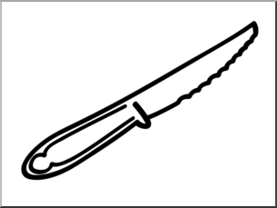 304x229 Clip Art Basic Words Knife Bampw Unlabeled I Abcteach