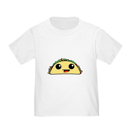 460x460 Cute Kawaii Taco Toddler T Shirt Taco Food, Cartoon Drawings