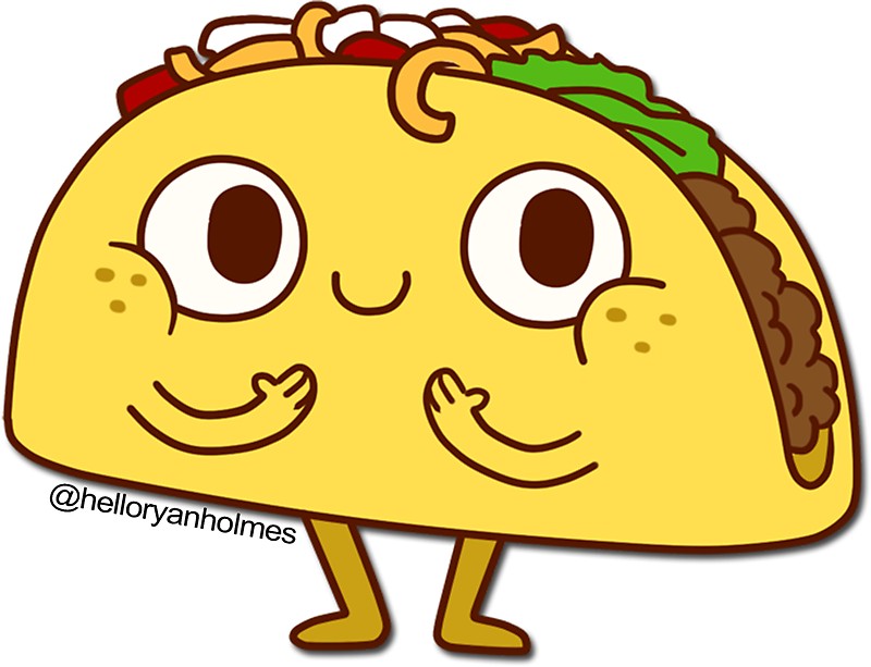 800x613 Paco Taco Stickers By Ryanholmes Redbubble