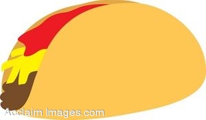 300x176 Clip Art Picture Of A Simple Taco