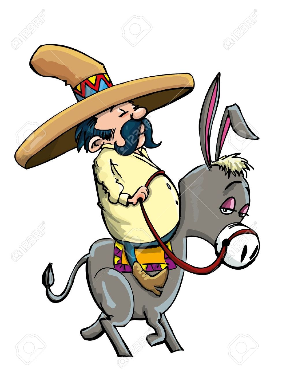 977x1300 Mexican Cartoon Clipart