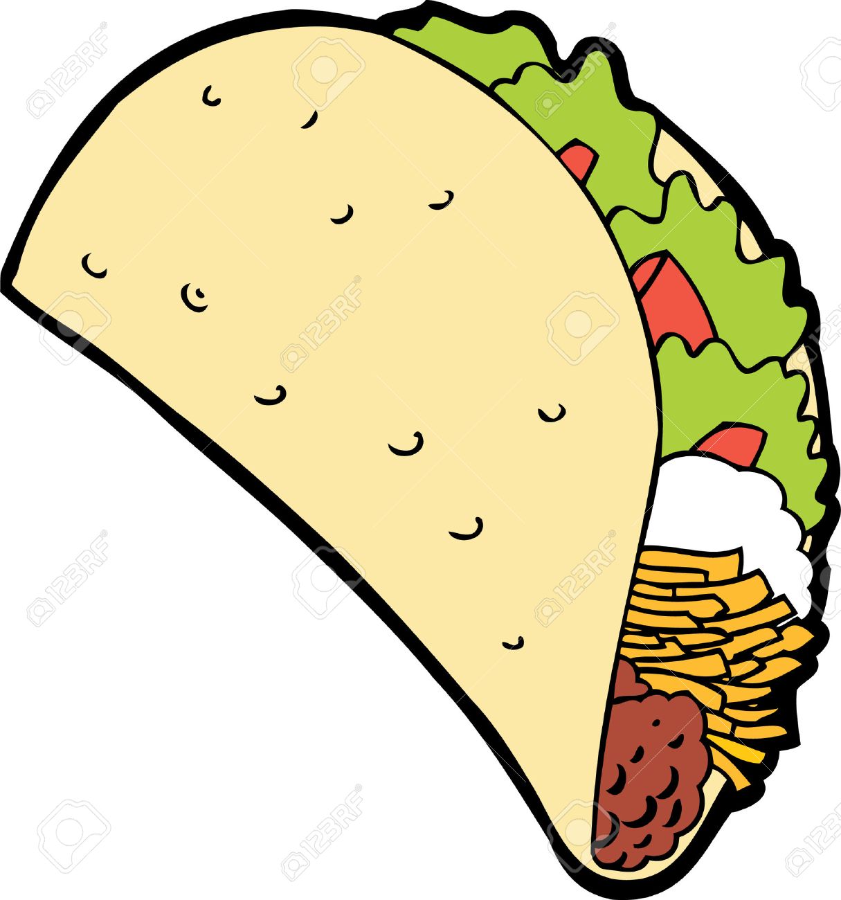 1215x1300 Taco Cartoon Royalty Free Cliparts, Vectors, And Stock