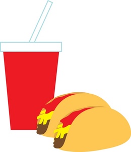 260x300 Taco Clipart Image Two Tacos And A Drink