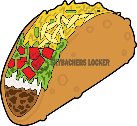 480x443 Loco Taco Cartoon Skybacher's Locker