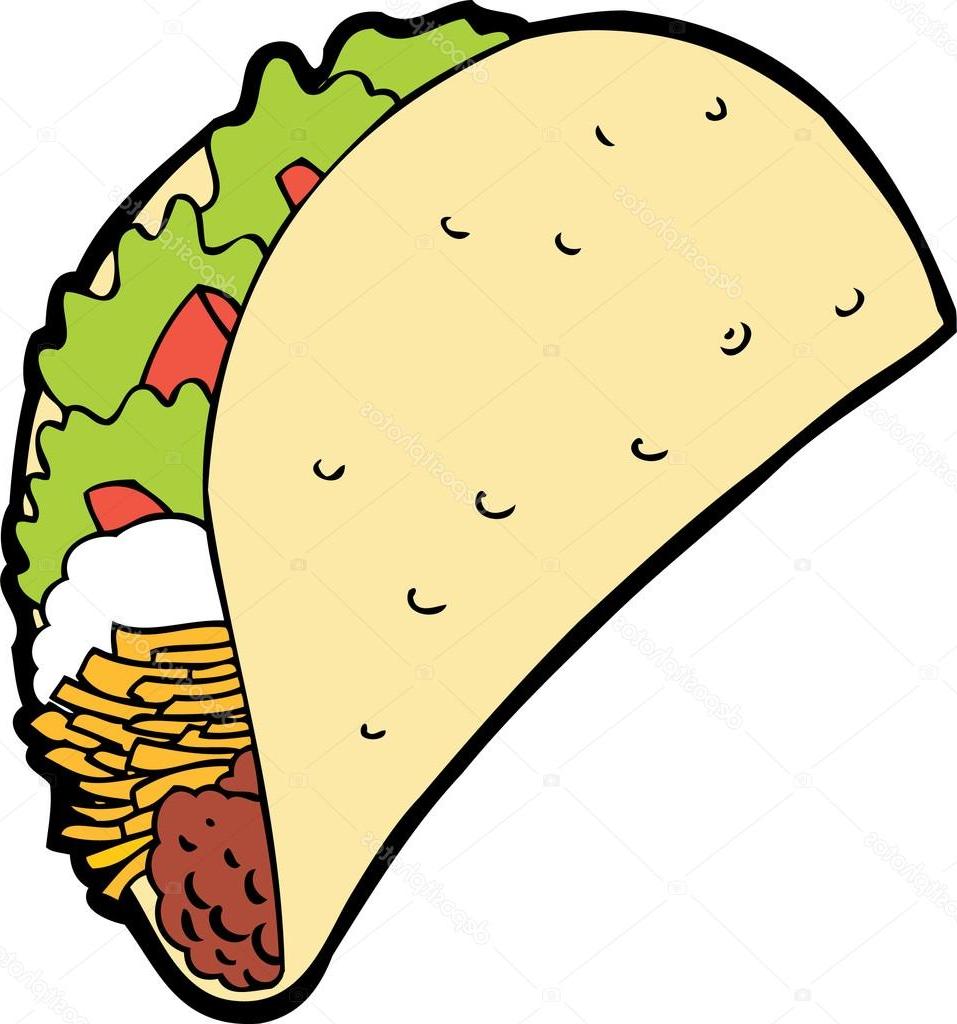 957x1024 Top Stock Illustration Taco Image