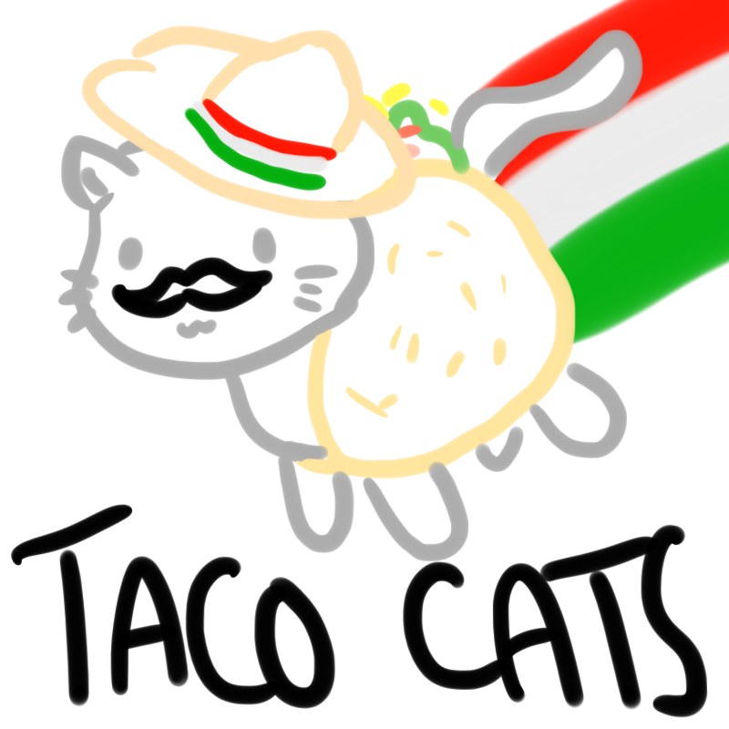 800x800 Taco Cats By Bubblehun