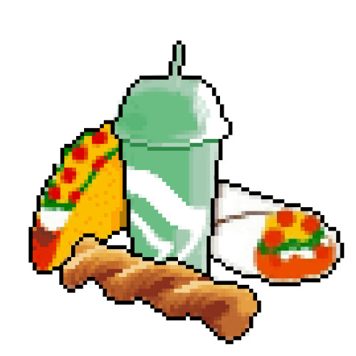 500x500 Tacos Clipart Pixel