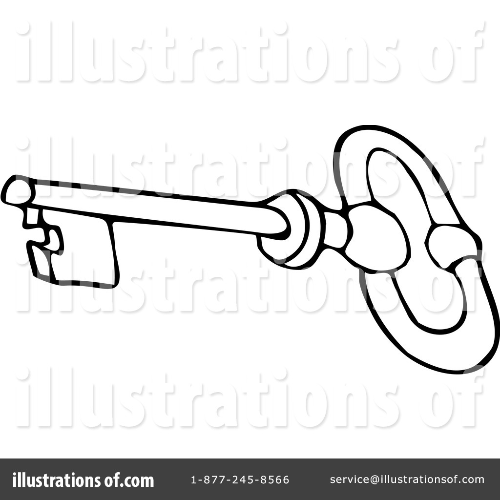 1024x1024 Skeleton Key Clipart