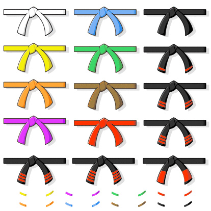 414x414 Taekwondo Belt Cliparts 265717