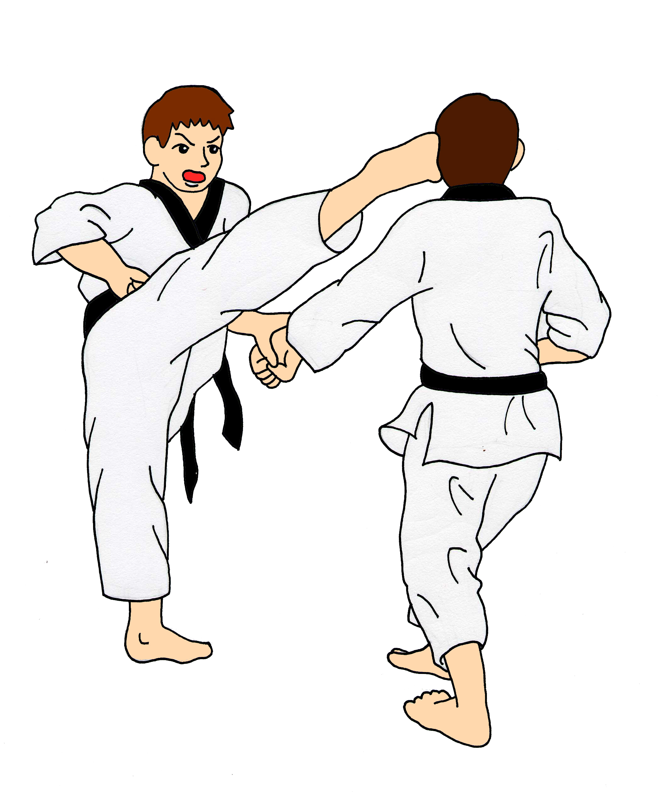 2106x2526 Training Battle Martial Arts Clipart