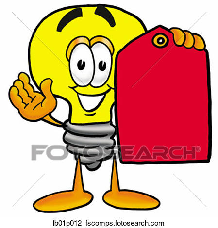 449x470 Clipart Of Light Bulb With Price Tag Lb01p012