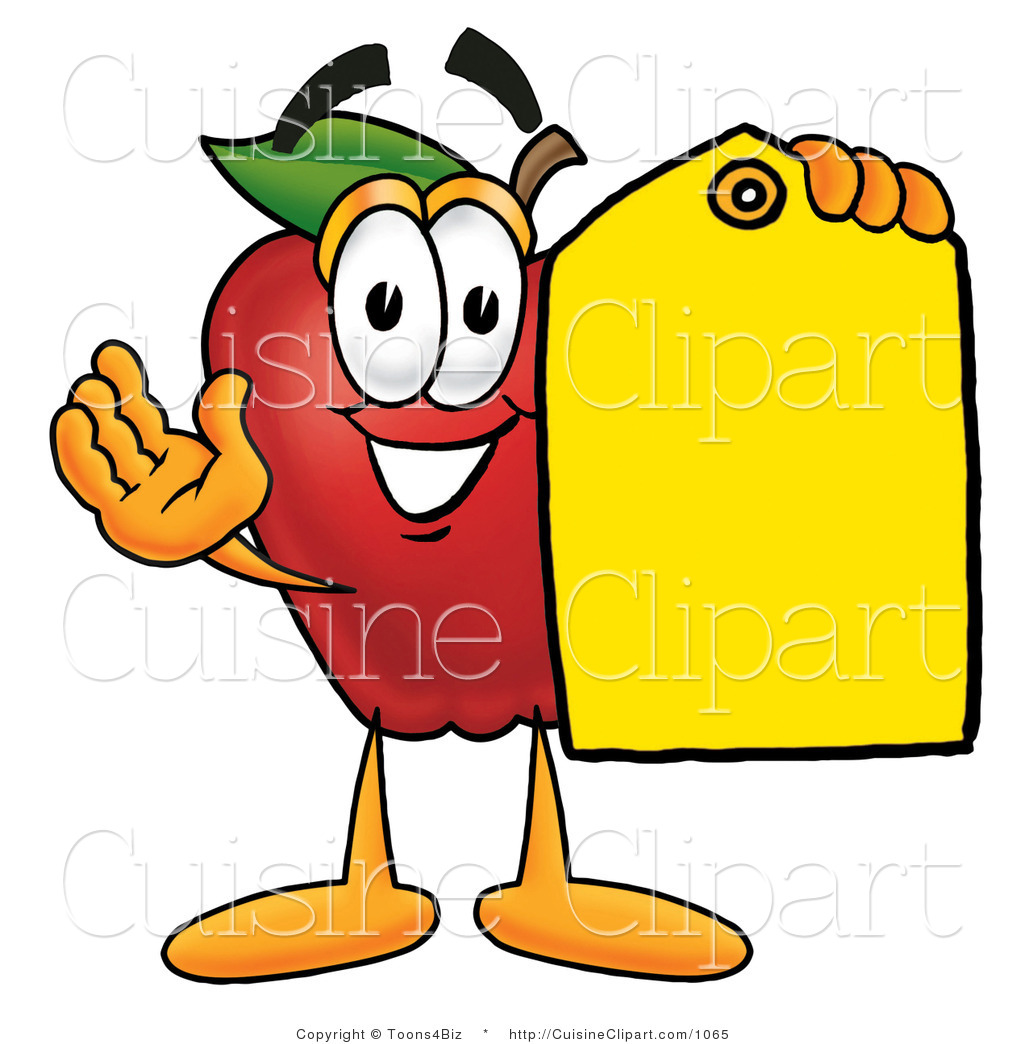 1024x1044 Cuisine Clipart Of Friendly Redpple Character Mascot Holding
