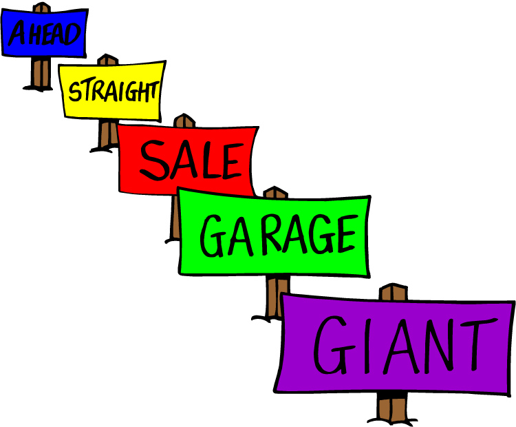750x620 Yard Sale Clip Art Clipart Image