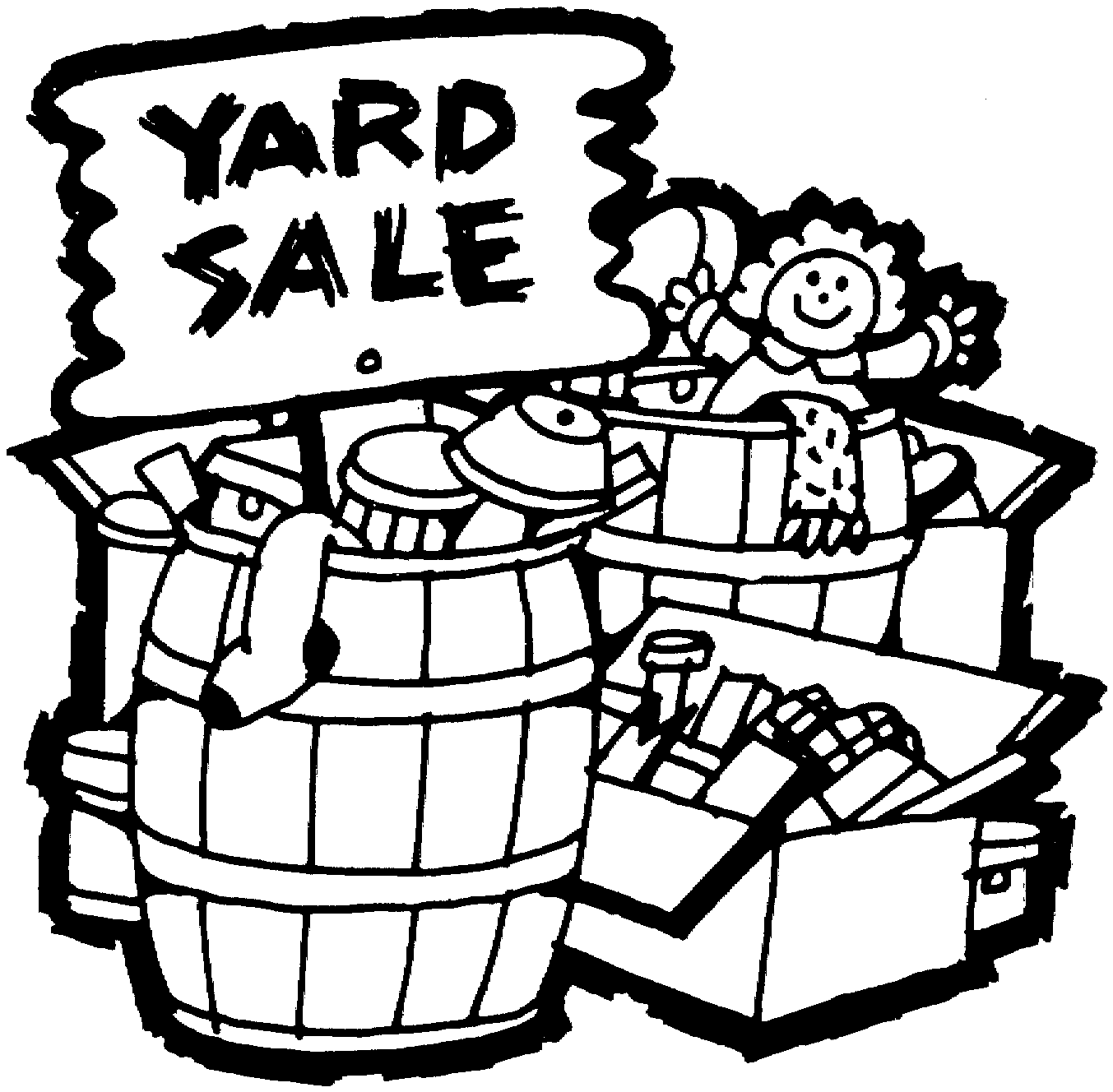 1353x1328 Printable Yard Sale Signs