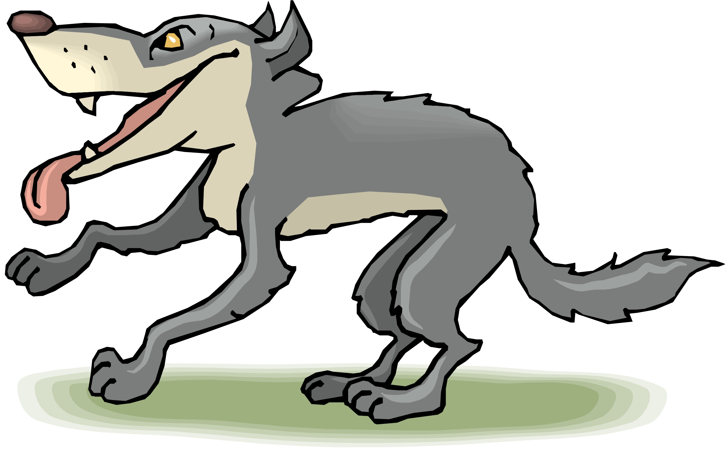 2528x1578 Tail Clipart Wolf